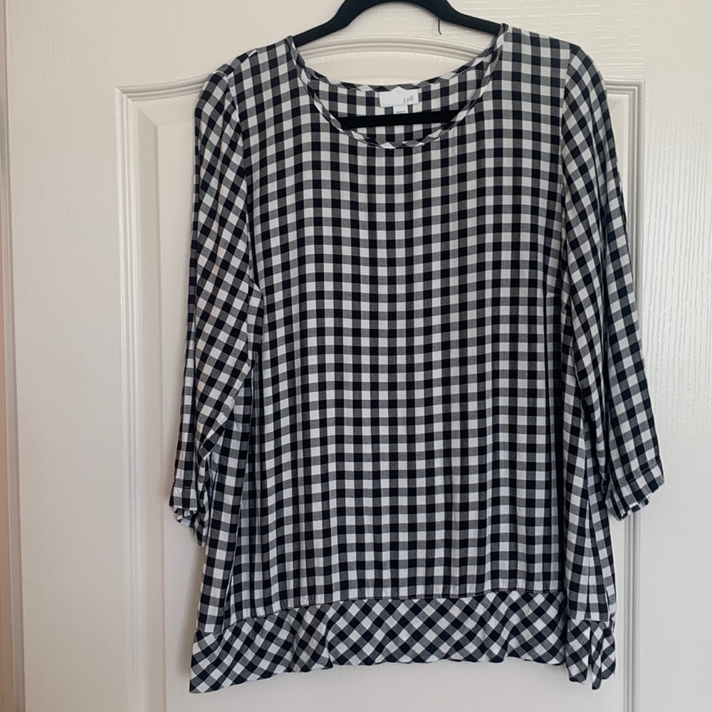 J Jill 3/4 Sleeve Top